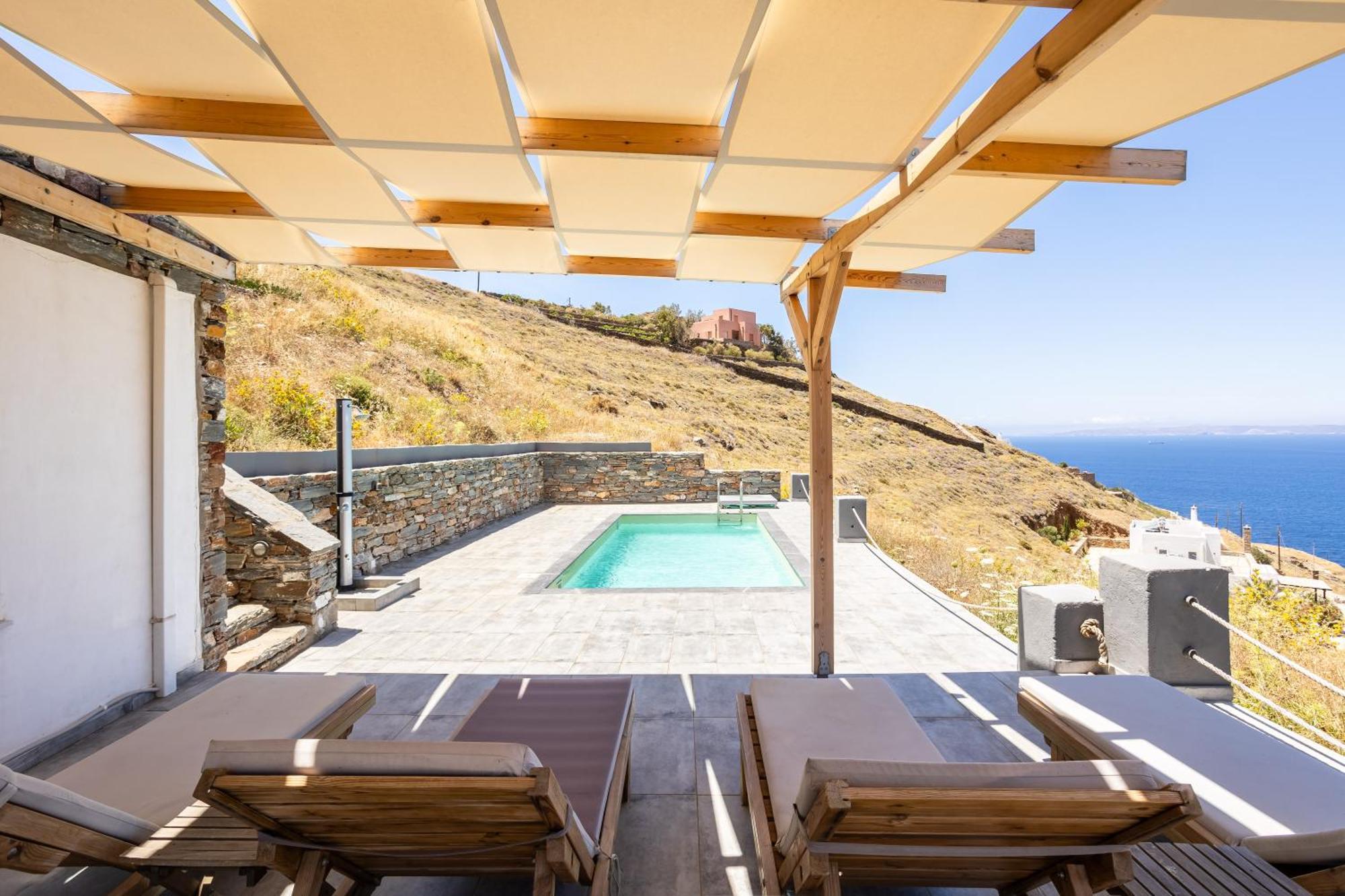 Live In Blue - Kea'S Myriad Shades Korissia (Kea) Exterior foto