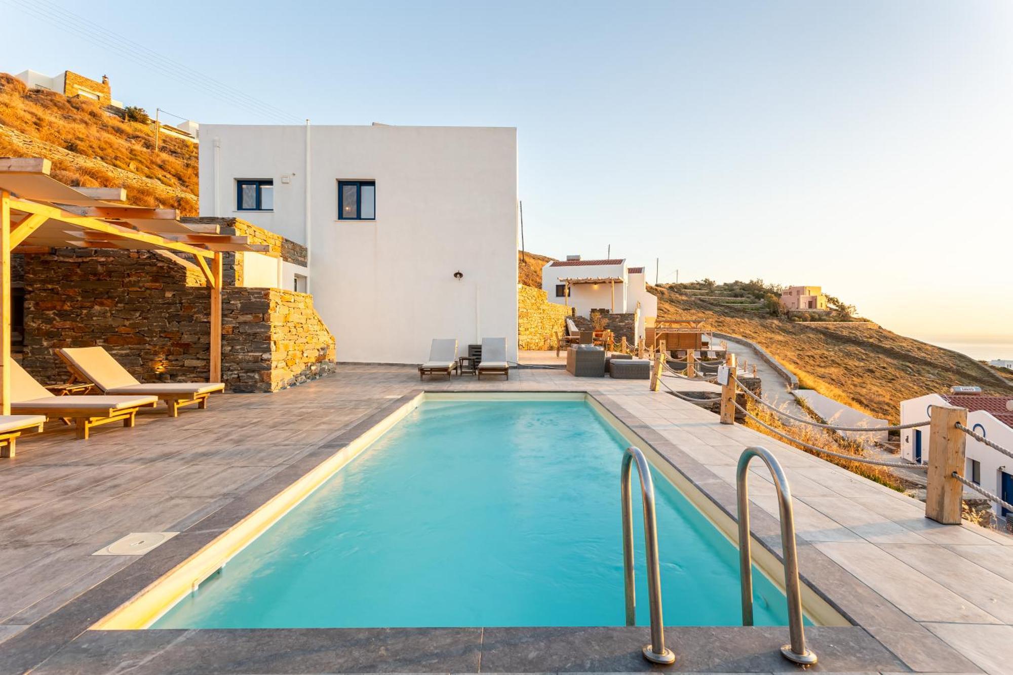 Live In Blue - Kea'S Myriad Shades Korissia (Kea) Exterior foto