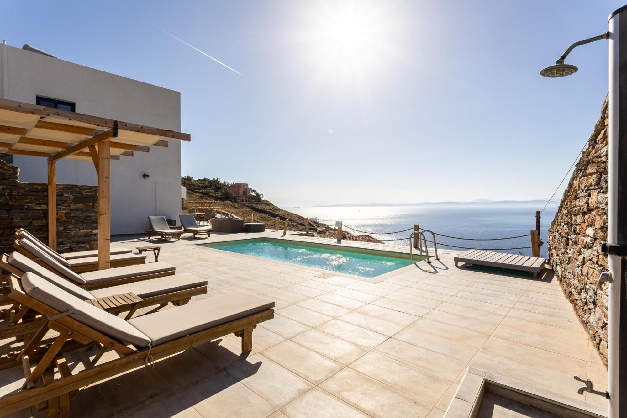 Live In Blue - Kea'S Myriad Shades Korissia (Kea) Exterior foto
