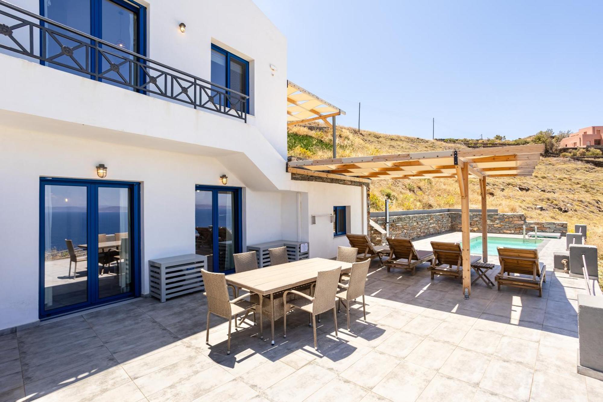 Live In Blue - Kea'S Myriad Shades Korissia (Kea) Exterior foto