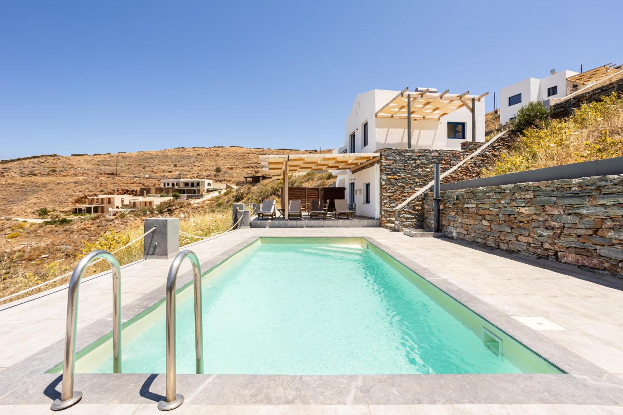 Live In Blue - Kea'S Myriad Shades Korissia (Kea) Exterior foto