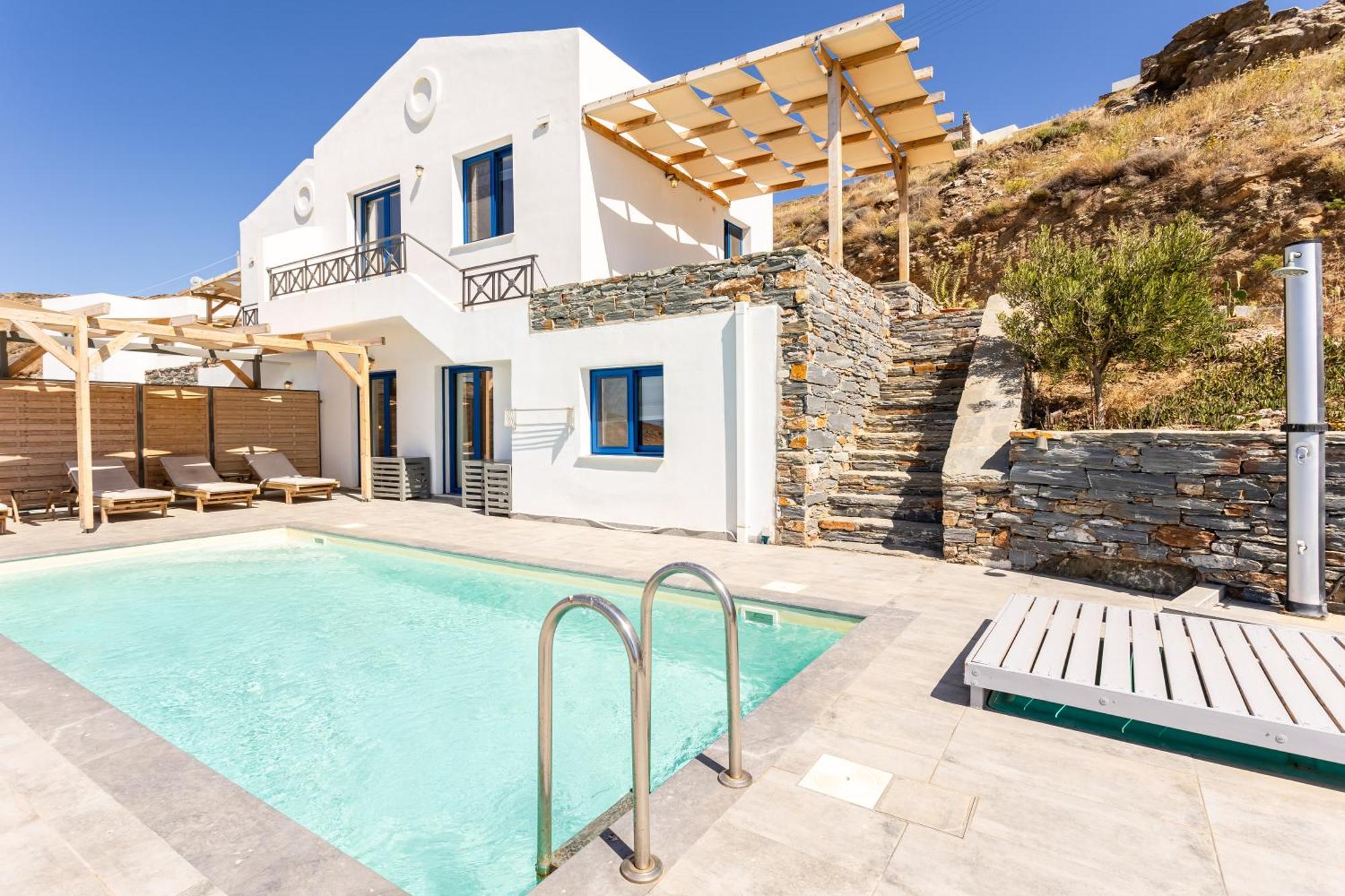 Live In Blue - Kea'S Myriad Shades Korissia (Kea) Exterior foto