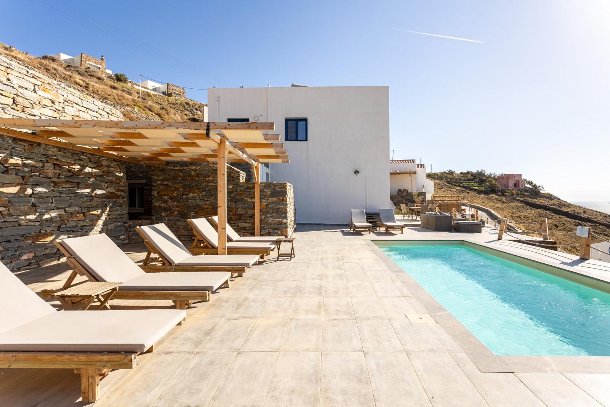 Live In Blue - Kea'S Myriad Shades Korissia (Kea) Exterior foto