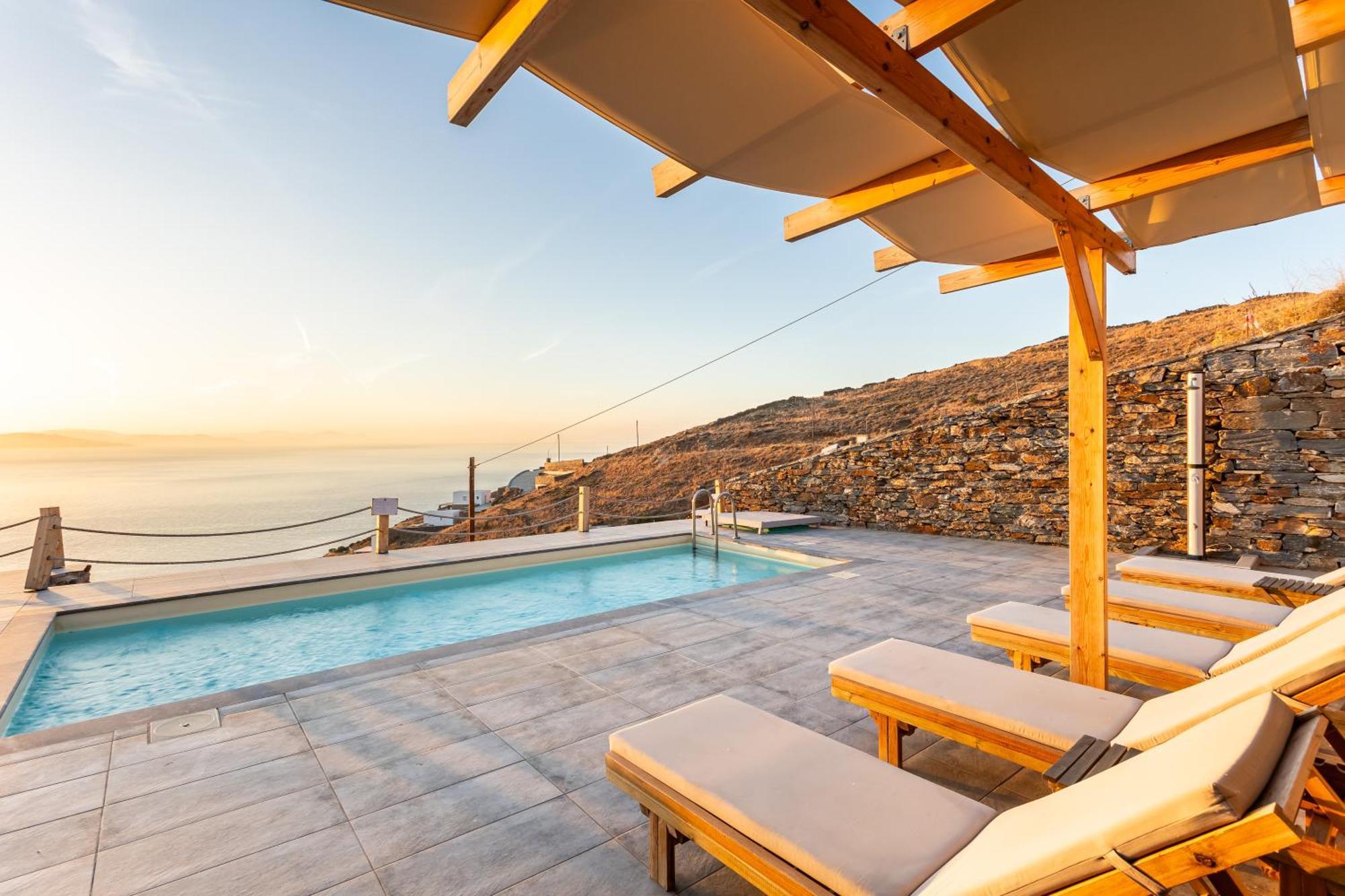 Live In Blue - Kea'S Myriad Shades Korissia (Kea) Exterior foto